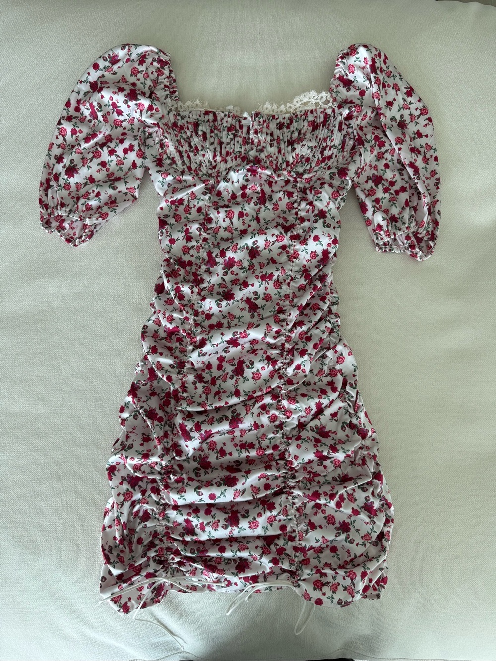FOR LOVE AND LEMONS ADJUSTABLE MINI DRESS SIZE S
